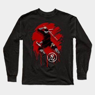 Ninja Japanese Martial Arts Long Sleeve T-Shirt